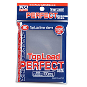 100 Buste KMC Top Load Perfect Sized