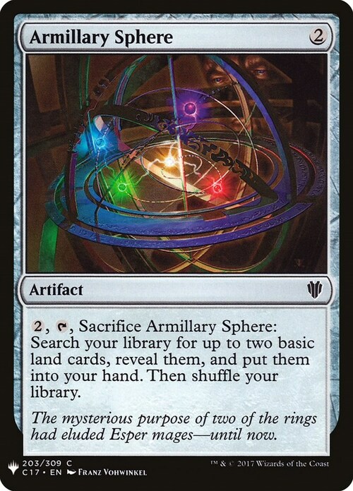 Armillary Sphere Card Front