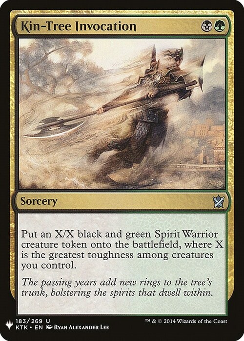 Kin-Tree Invocation Card Front