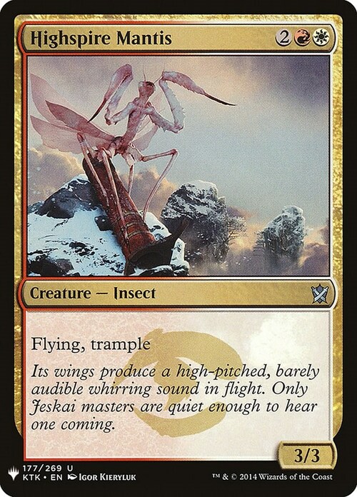 Highspire Mantis Card Front