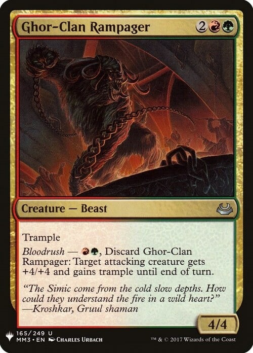 Ghor-Clan Rampager Card Front