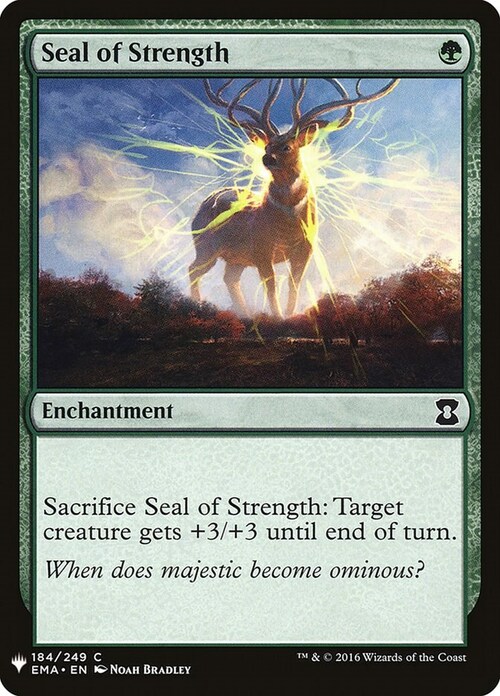 Seal of Strength Card Front