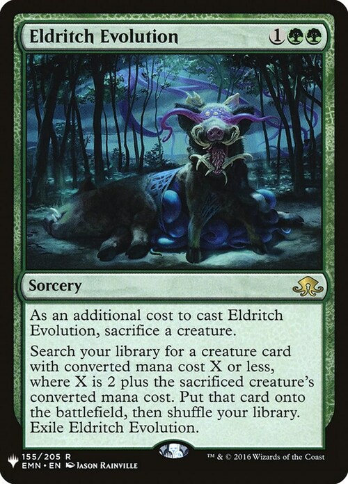 Eldritch Evolution Card Front