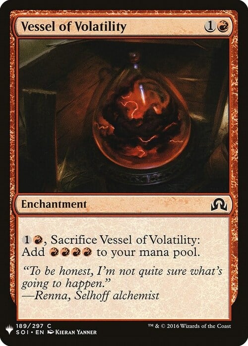 Vessel of Volatility Card Front