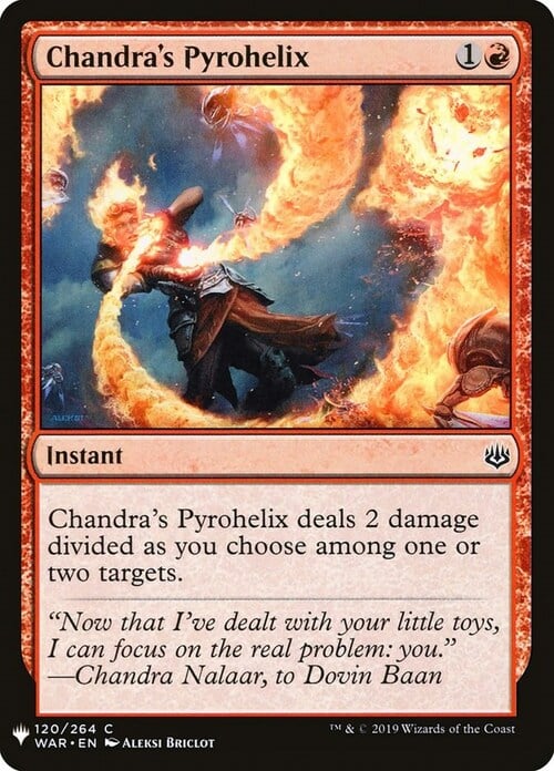 Chandra's Pyrohelix Card Front