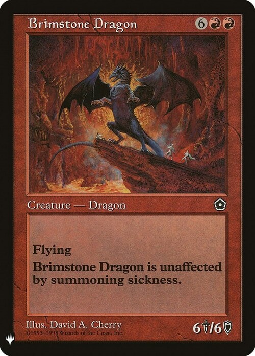 Brimstone Dragon Card Front