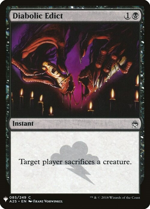 Diabolic Edict Card Front