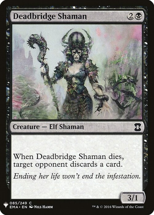 Deadbridge Shaman Card Front