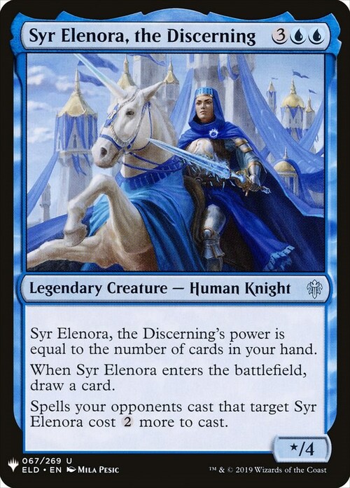 Syr Elenora, the Discerning Card Front