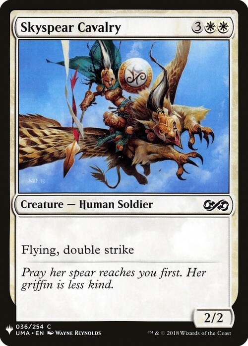 Skyspear Cavalry Card Front