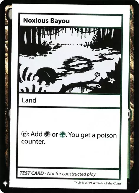 Noxious Bayou Card Front