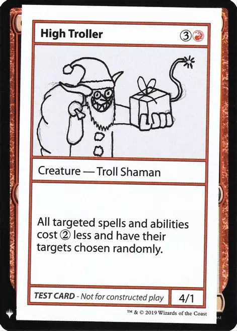 High Troller Card Front