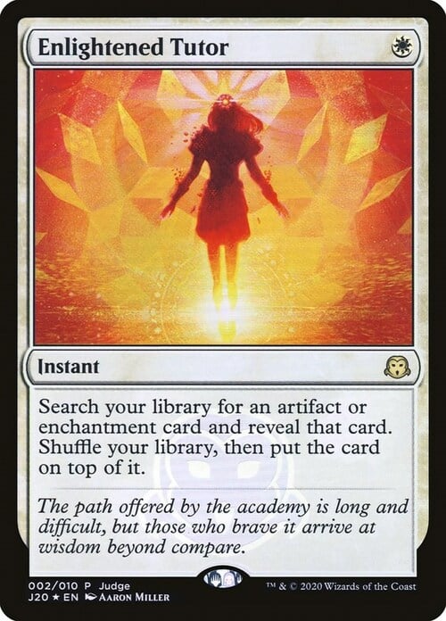 Enlightened Tutor Card Front