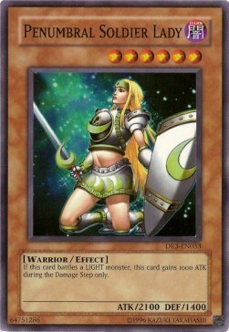 Penumbral Soldier Lady Card Front