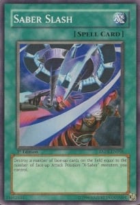 Saber Slash Card Front