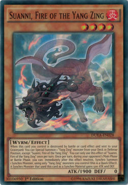 Suanni, Fire of the Yang Zing Card Front