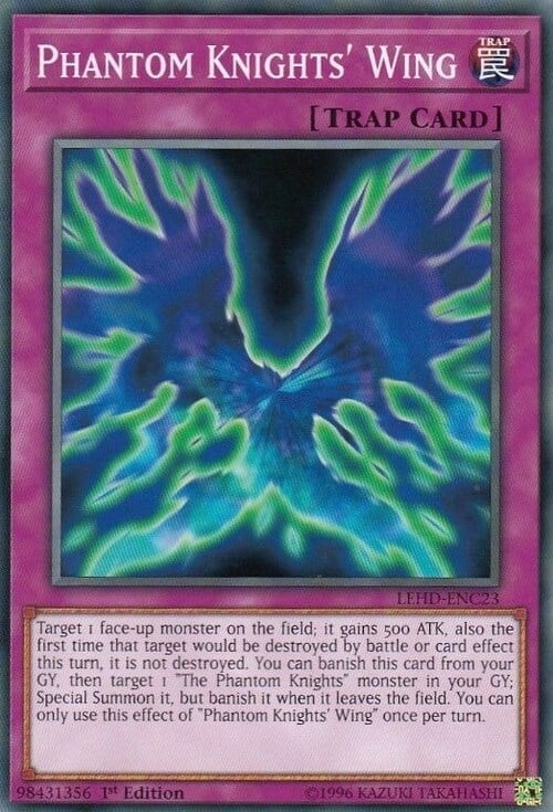 Phantom Knights' Wing Card Front