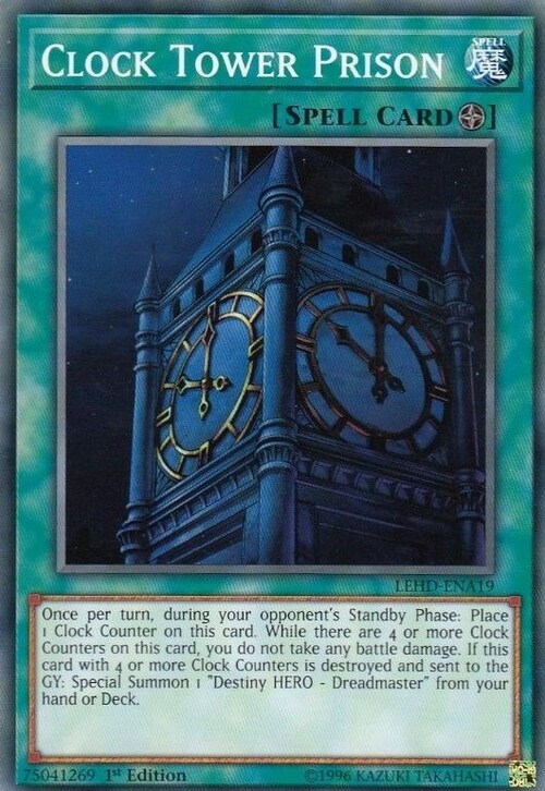 Clock Tower Prison Card Front