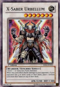 X-Saber Urbellum Card Front