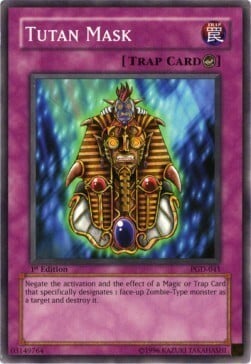 Tutan Mask Card Front