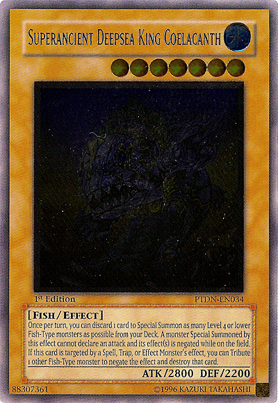 Superancient Deepsea King Coelacanth Card Front