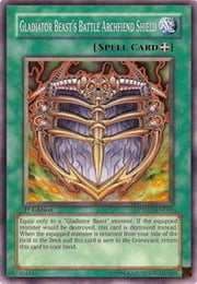 Gladiator Beast's Battle Archfiend Shield