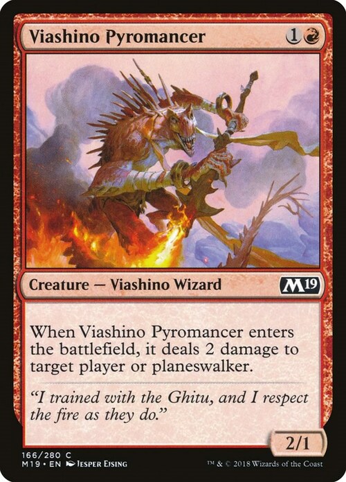 Viashino Pyromancer Card Front