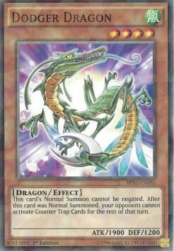 Dodger Dragon Card Front