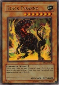 Black Tyranno Card Front