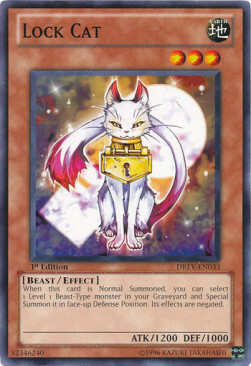 Lock Cat Card Front