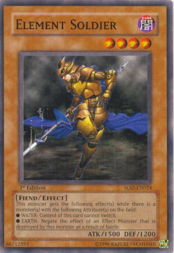 Element Soldier Card Front