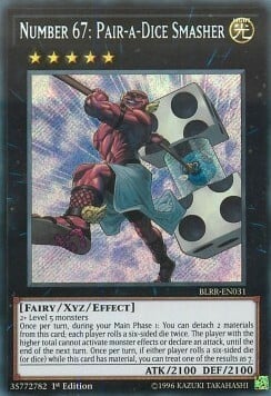 Number 67: Pair-a-Dice Smasher Card Front