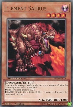 Element Saurus Card Front