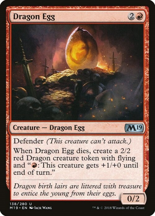 Dragon Egg Card Front