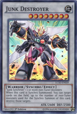 Junk Destroyer Card Front