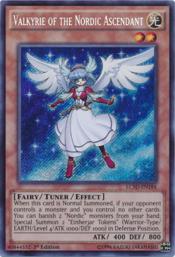 Valkyrie of the Nordic Ascendant Card Front