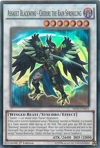 Assault Blackwing - Chidori the Rain Sprinkling Card Front