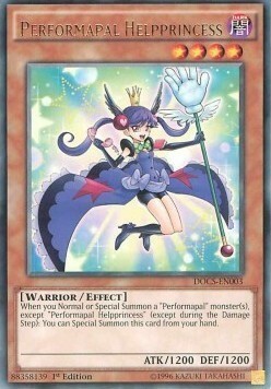 Performapal Helpprincess Card Front