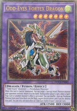 Odd-Eyes Vortex Dragon Card Front