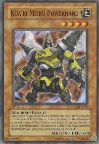 Koa'ki Meiru Powerhand Card Front