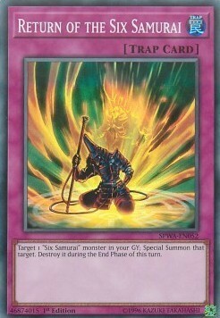 Return of the Six Samurai Card Front