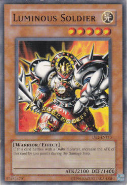 Luminous Soldier Card Front