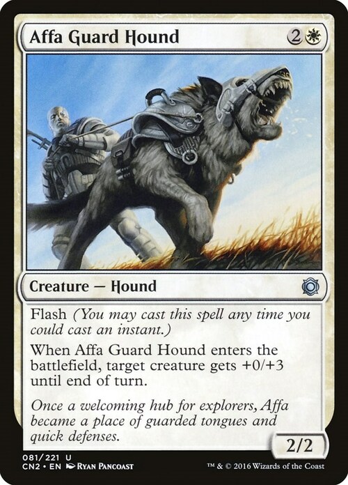 Affa Guard Hound Card Front