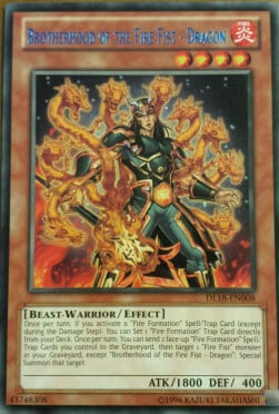 Brotherhood of the Fire Fist - Dragon Card Front