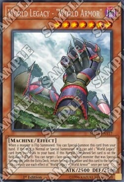 World Legacy - "World Armor" Card Front