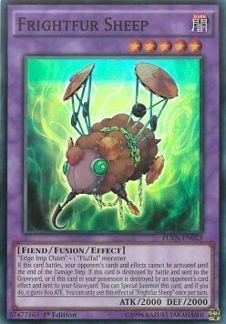 Frightfur Sheep Card Front