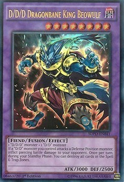 D/D/D Dragonbane King Beowulf Card Front