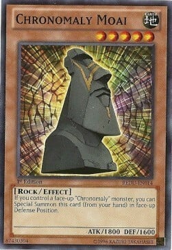 Chronomaly Moai Card Front