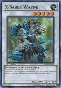 X-Saber Wayne Card Front