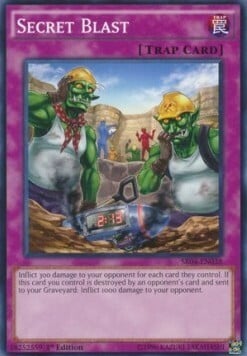 Secret Blast Card Front